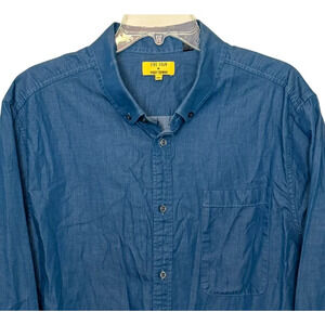 Five Four Mens Button Down Denim Shirt - Size - 2XL